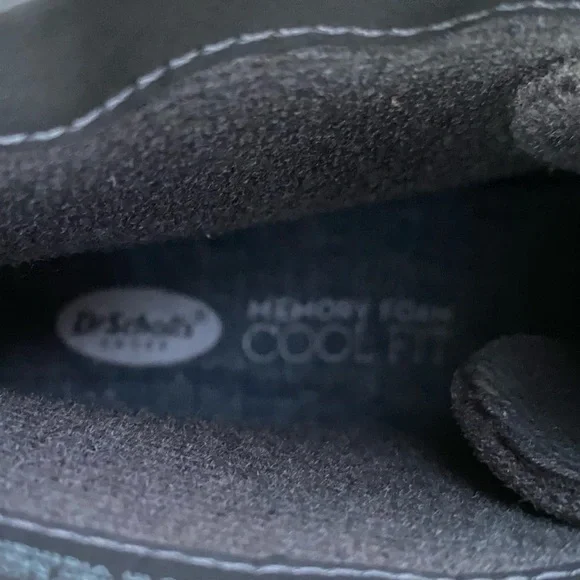 DR. SCHOLL’S DAKOTA Memory Foam Cool Fit Wedge Booties Shoes 10W 10 Wide Gray - Picture 11 of 11